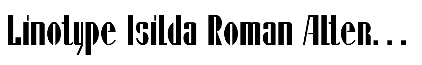 Linotype Isilda Roman Alternate